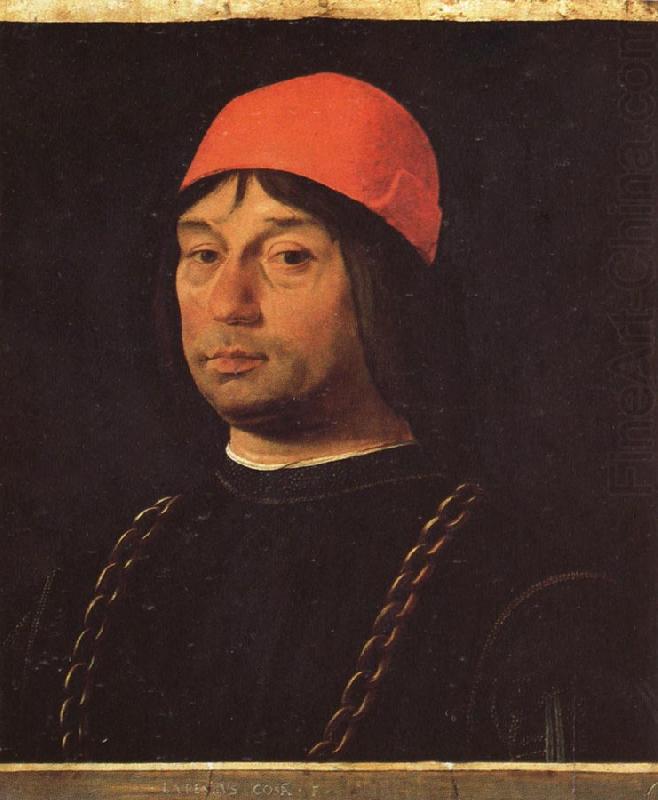 Lorenzo Costa Portrait of Giovanni II Bentivoglio china oil painting image